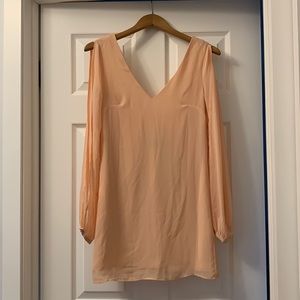 NASTY GAL light pink dress